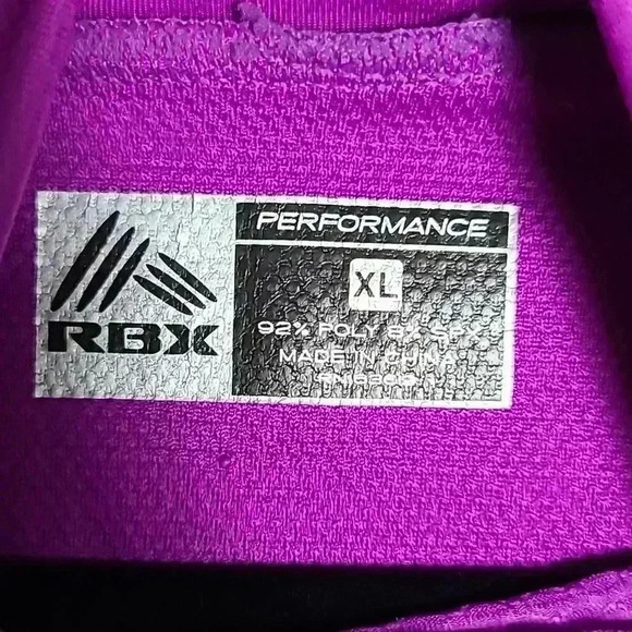 RBX Active Women's Cowl Neck Sweatshirt Thumb Holes Purple Size XLarge - Picture 6 of 12